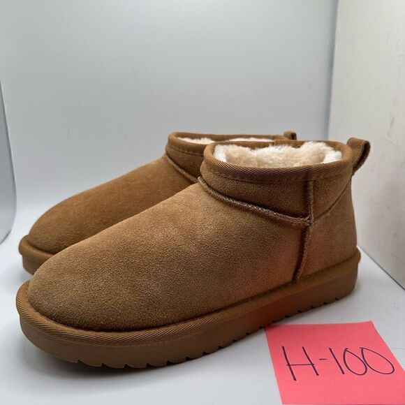 CUSHIONAIRE Women's pull on boot 7 CHESTNUT - Picture 3 of 7